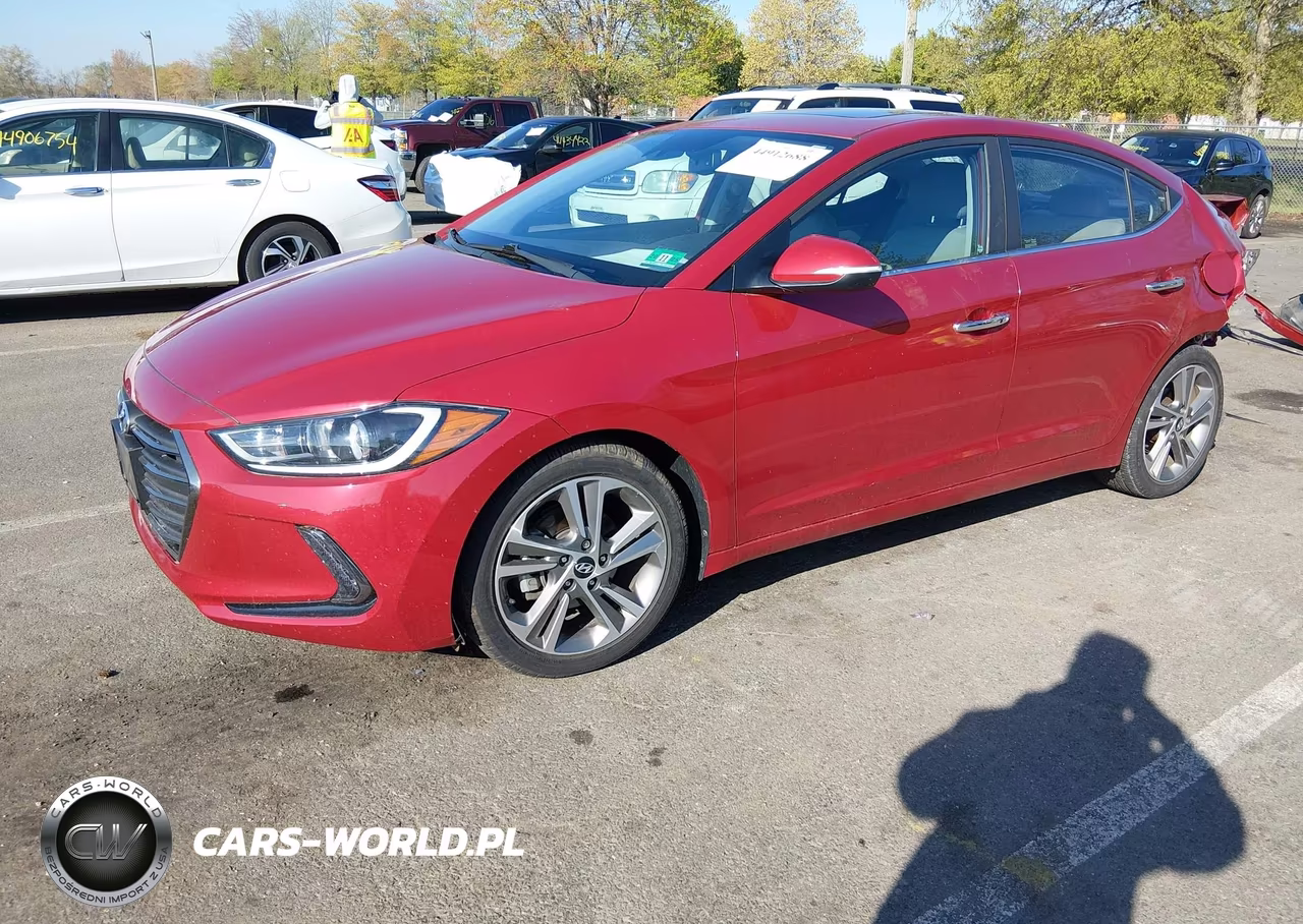 2017 Hyundai Elantra Limited VIN:5NPD84LF6HH087192 - 2