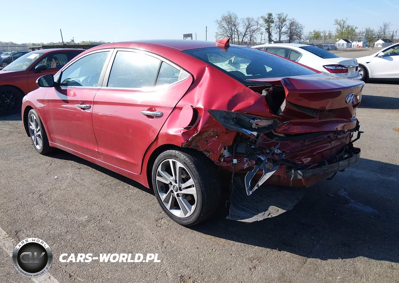 2017 Hyundai Elantra Limited VIN:5NPD84LF6HH087192 - 3