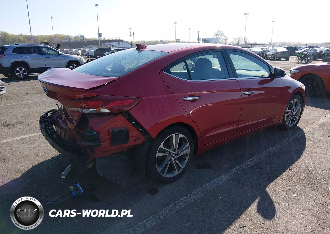 2017 Hyundai Elantra Limited VIN:5NPD84LF6HH087192 - 4