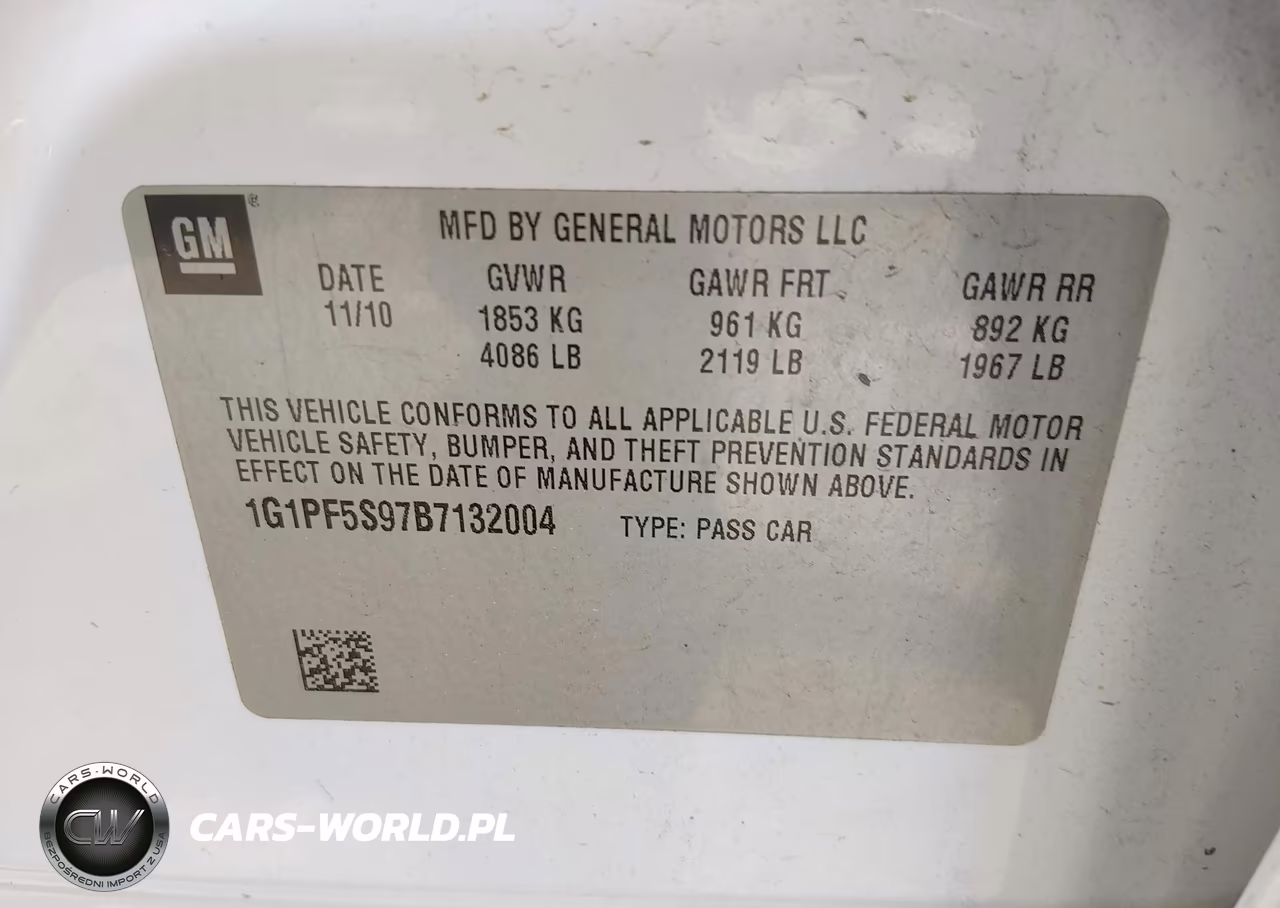 2011 Chevrolet Cruze 1Lt VIN:1G1PF5S97B7132004 - 9