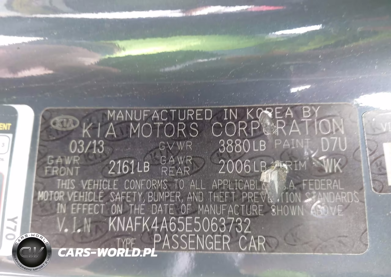 2014 Kia Forte Lx VIN:KNAFK4A65E5063732 - 9