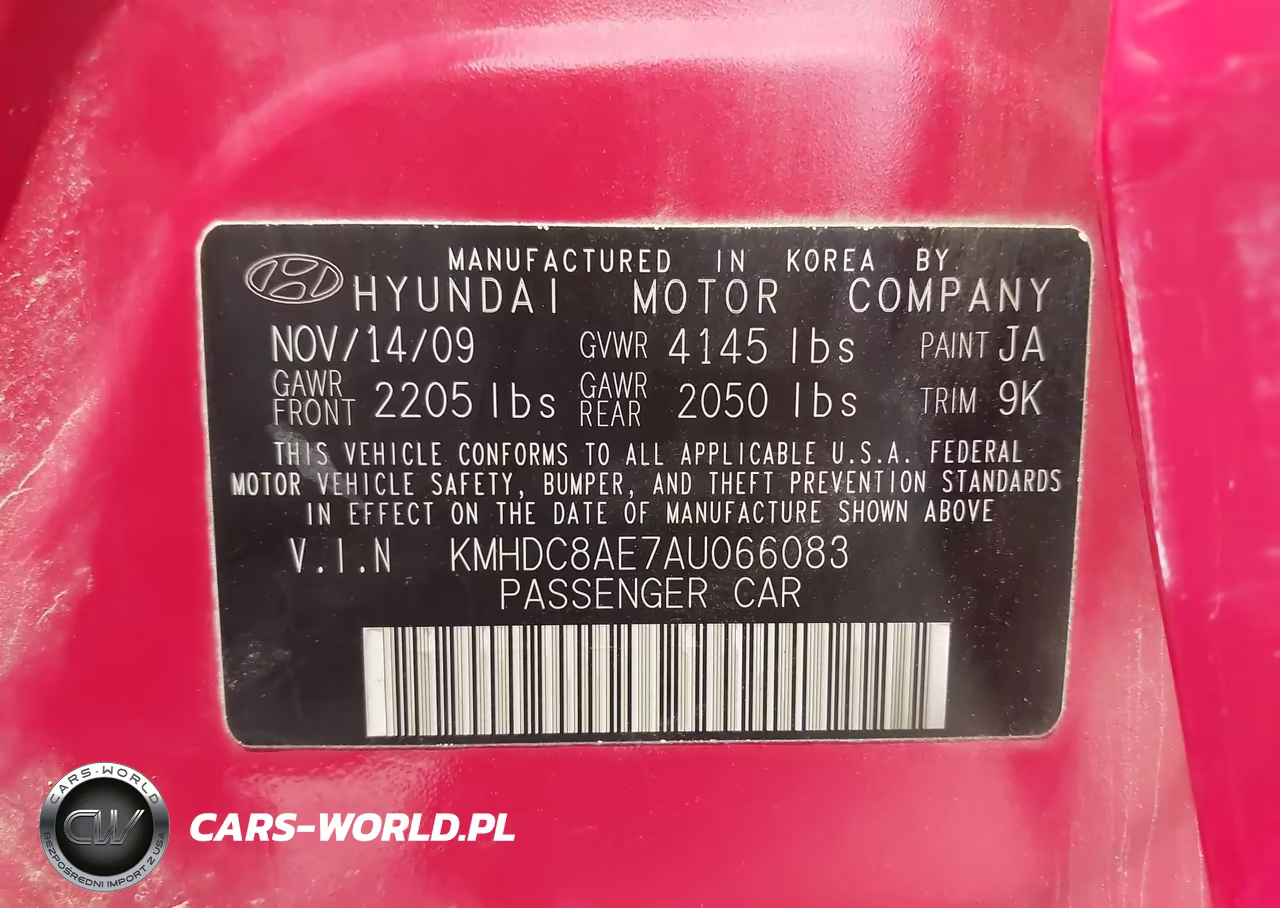 2010 Hyundai Elantra Touring Gls VIN:KMHDC8AE7AU066083 - 9