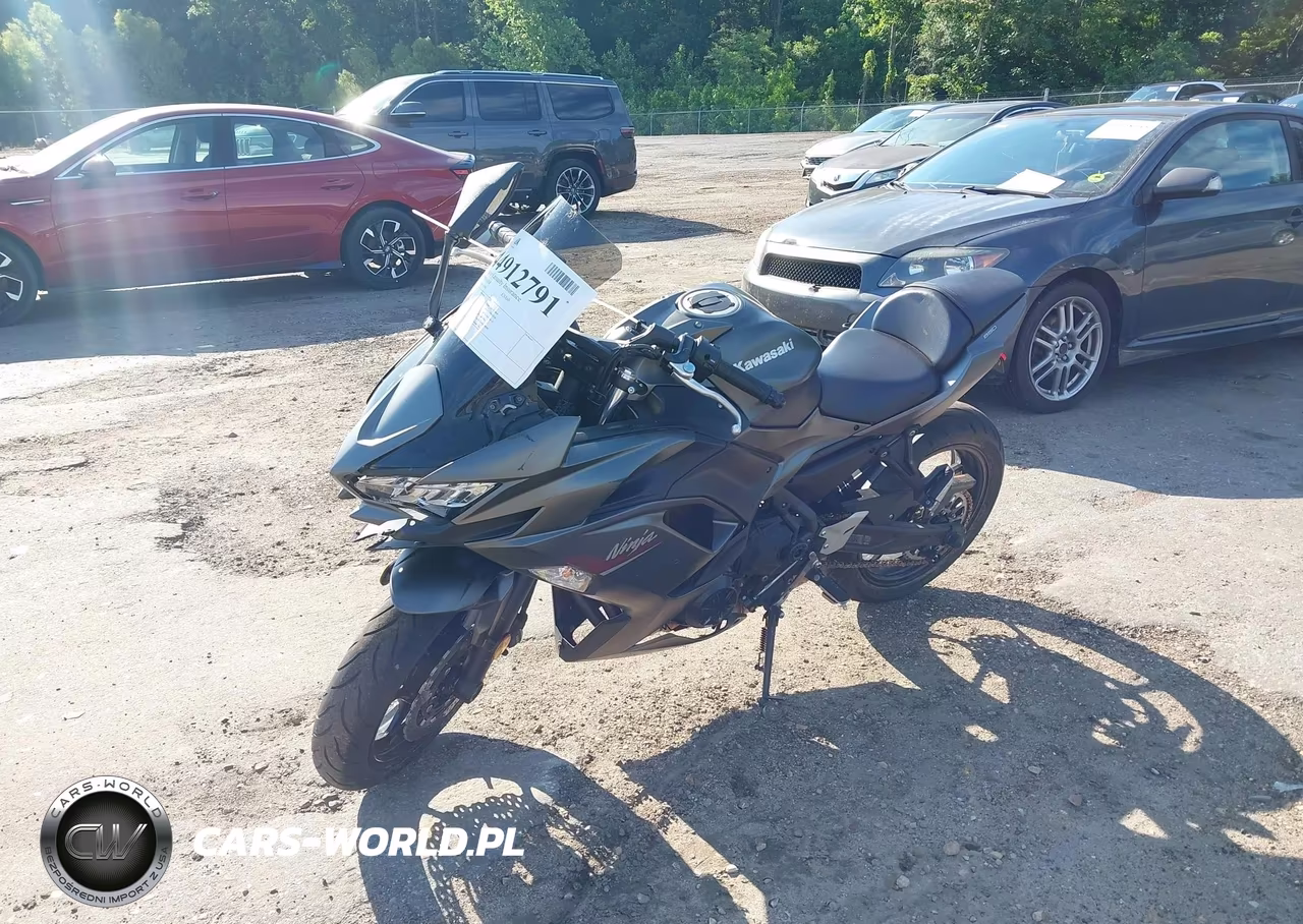 2022 Kawasaki Ex650 N VIN:ML5EXEN18NDA76028 - 2