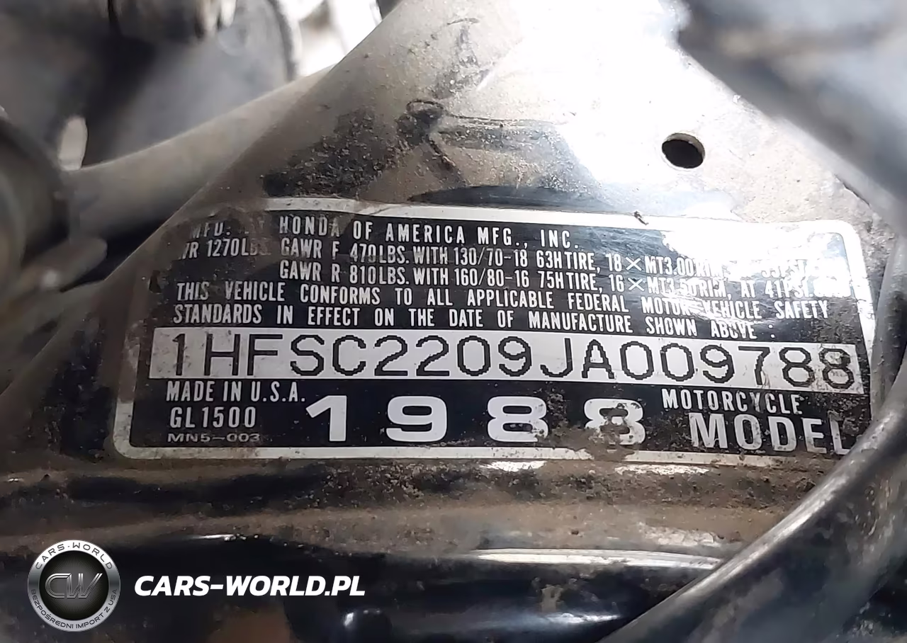 1988 Honda Gl1500 VIN:1HFSC2209JA009788 - 10