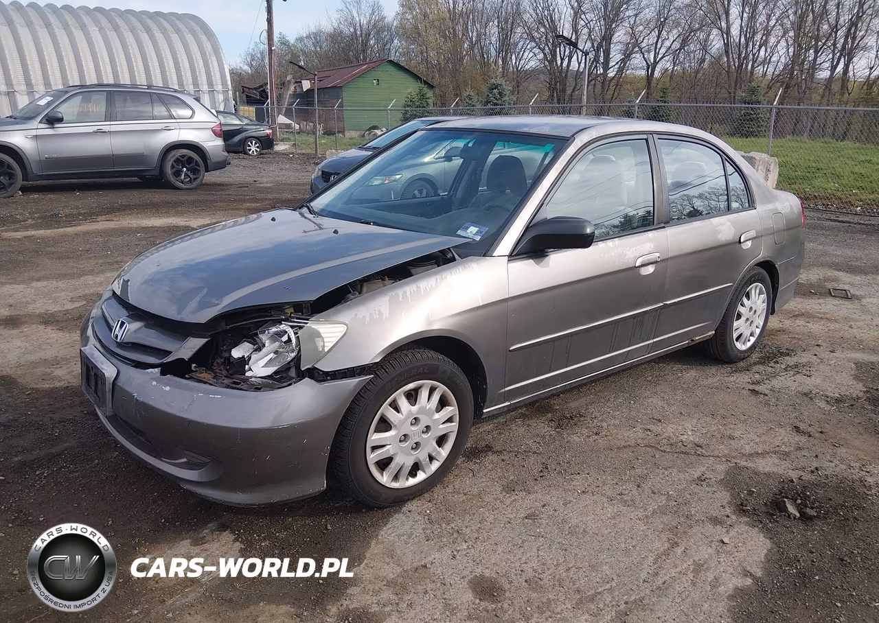 2004 Honda Civic Lx VIN:2HGES16524H599236 - 2