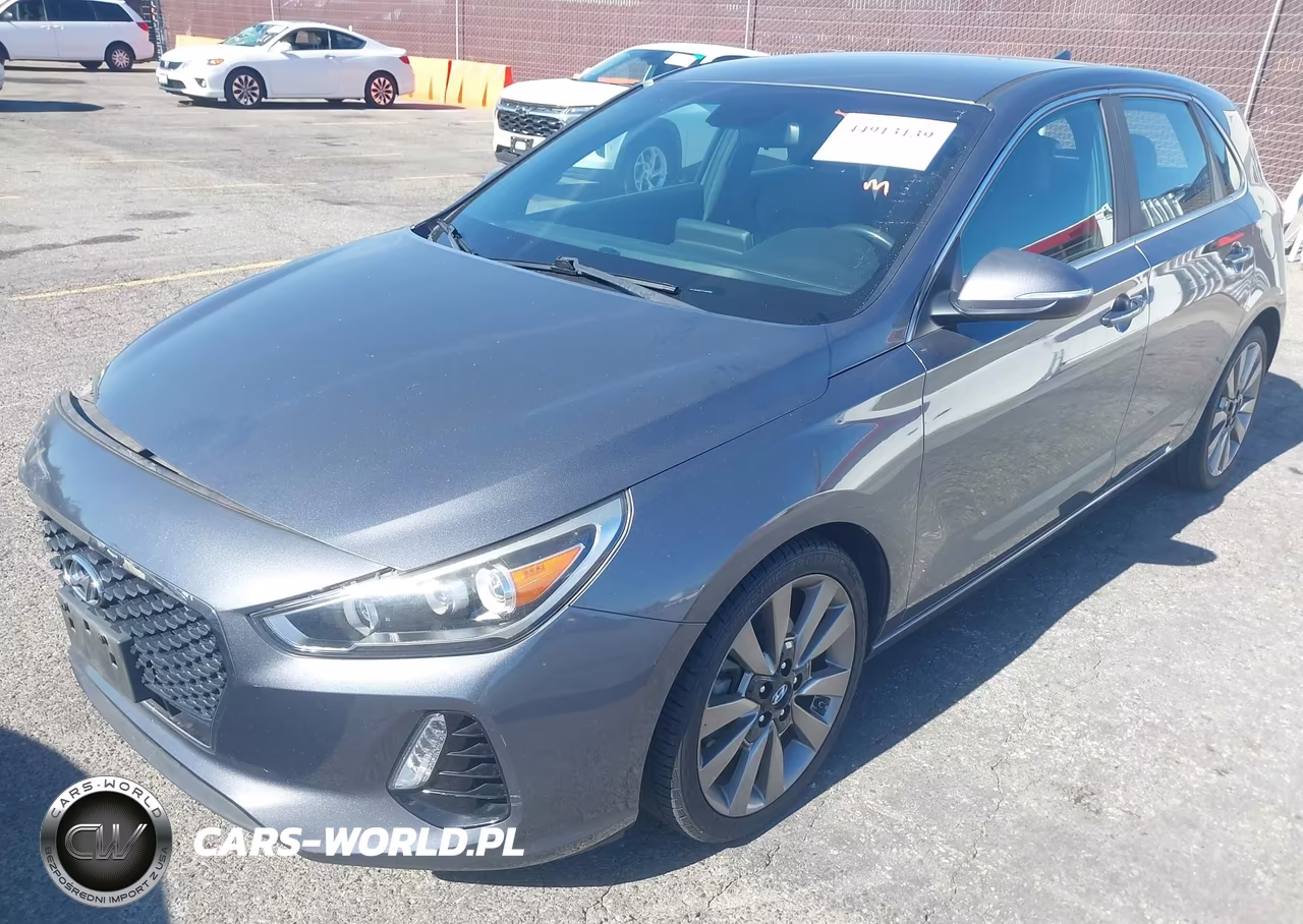 2018 Hyundai Elantra Gt Sport VIN:KMHH55LCXJU047873 - 2