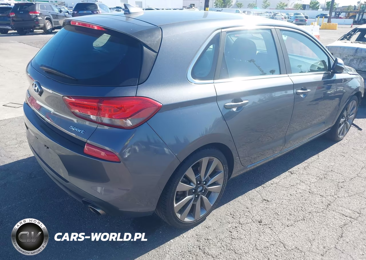 2018 Hyundai Elantra Gt Sport VIN:KMHH55LCXJU047873 - 4