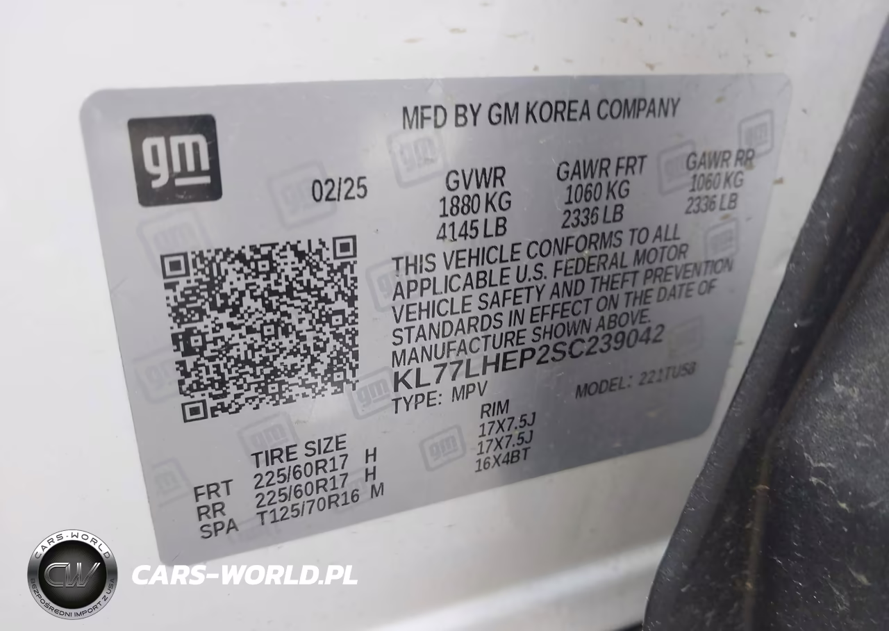 2025 Chevrolet Trax Fwd Lt VIN:KL77LHEP2SC239042 - 9