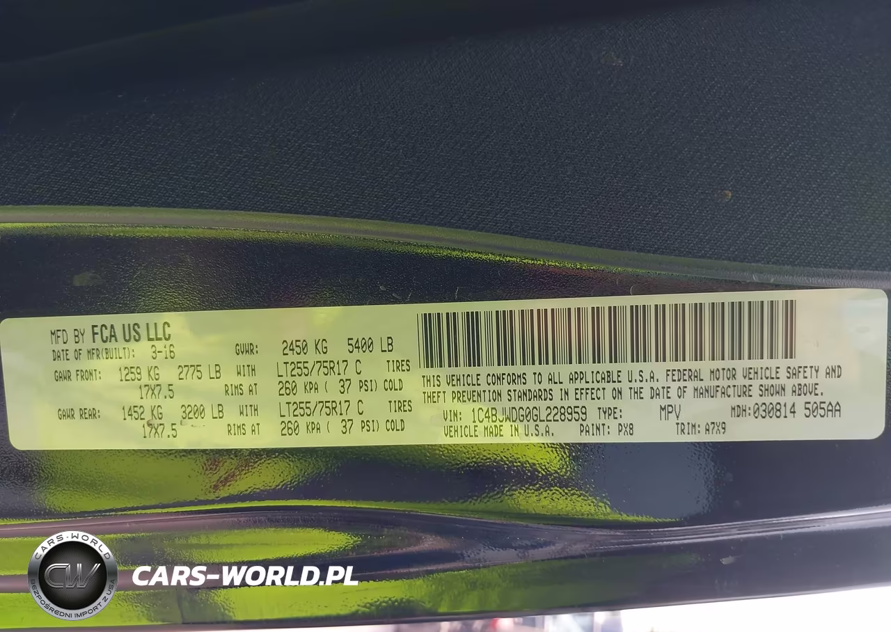 2016 Jeep Wrangler Unlimited Willys Wheeler VIN:1C4BJWDG0GL228959 - 9