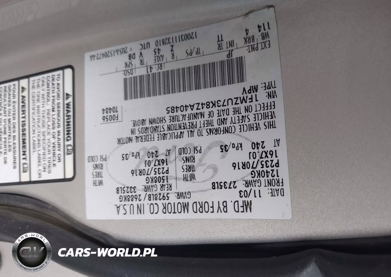 2004 Ford Explorer Nbx-Xlt VIN:1FMZU73K84ZA40485 - 9