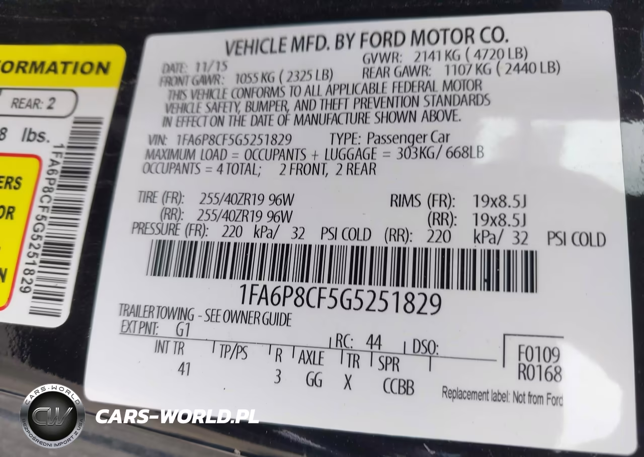 2016 Ford Mustang Gt Premium VIN:1FA6P8CF5G5251829 - 9