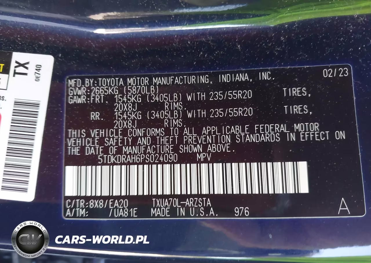 2023 Toyota Highlander Xse VIN:5TDKDRAH6PS024090 - 9