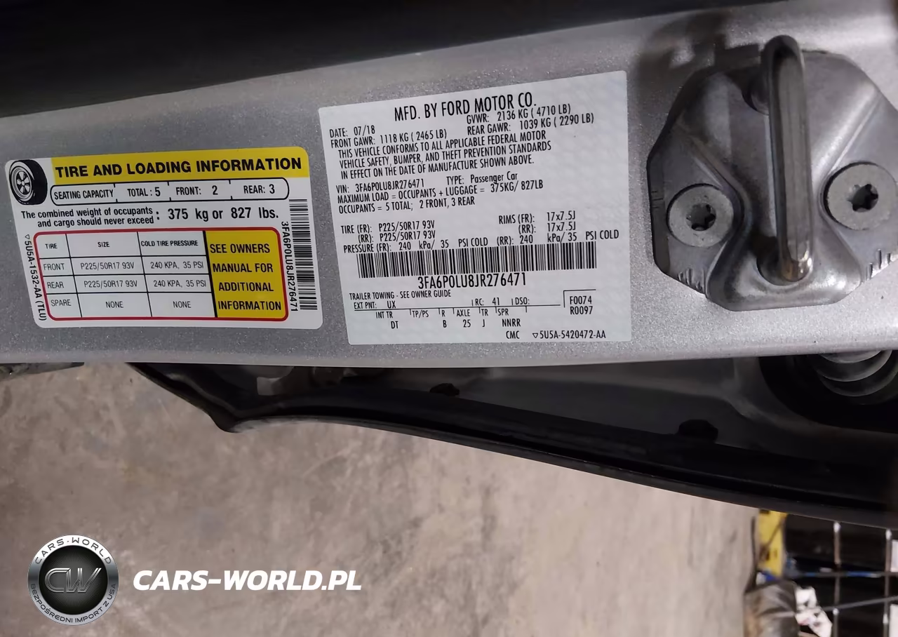 2018 Ford Fusion Hybrid Se VIN:3FA6P0LU8JR276471 - 9