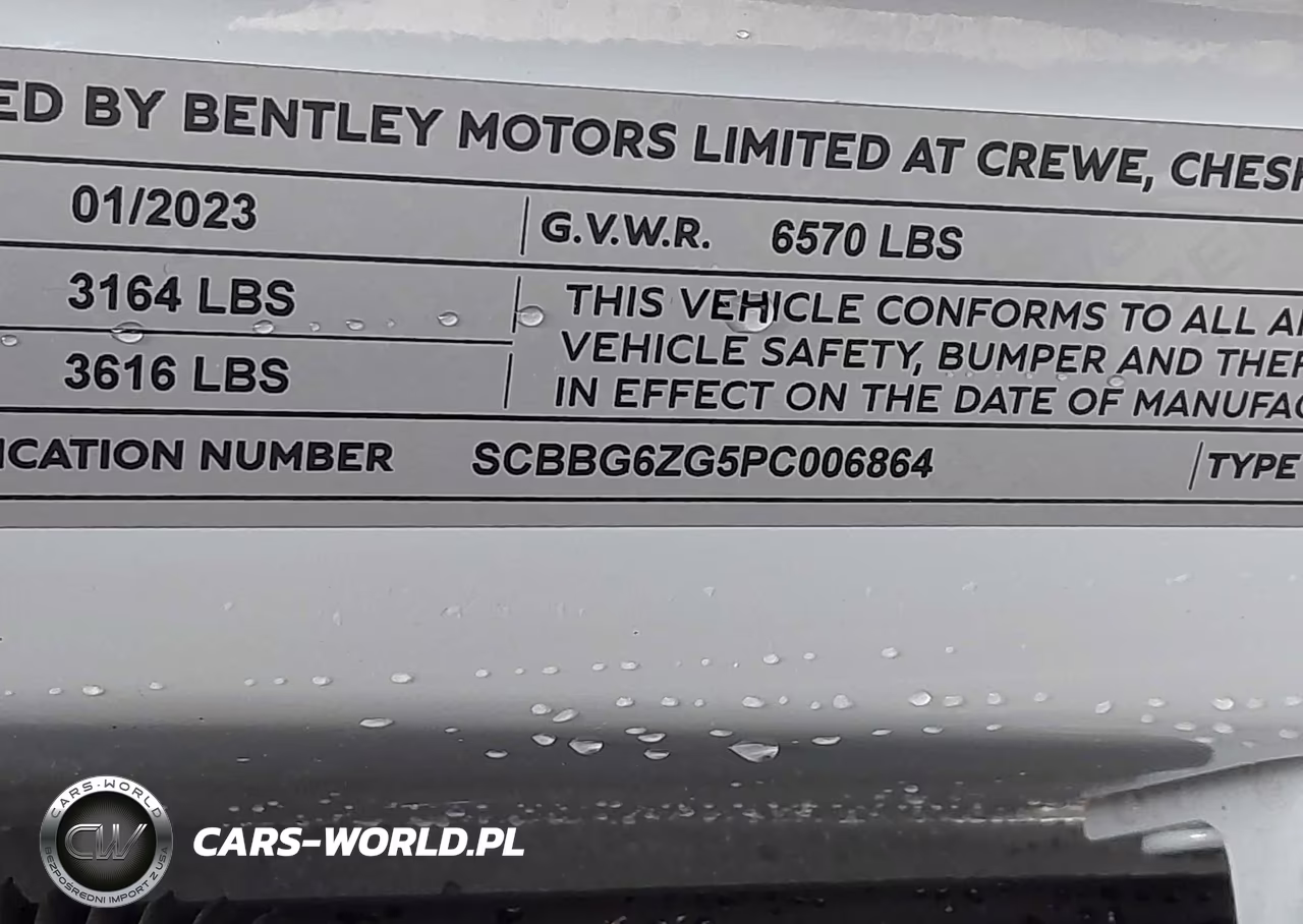 2023 Bentley Flying Spur Azure-Mulliner V8-S VIN:SCBBG6ZG5PC006864 - 9