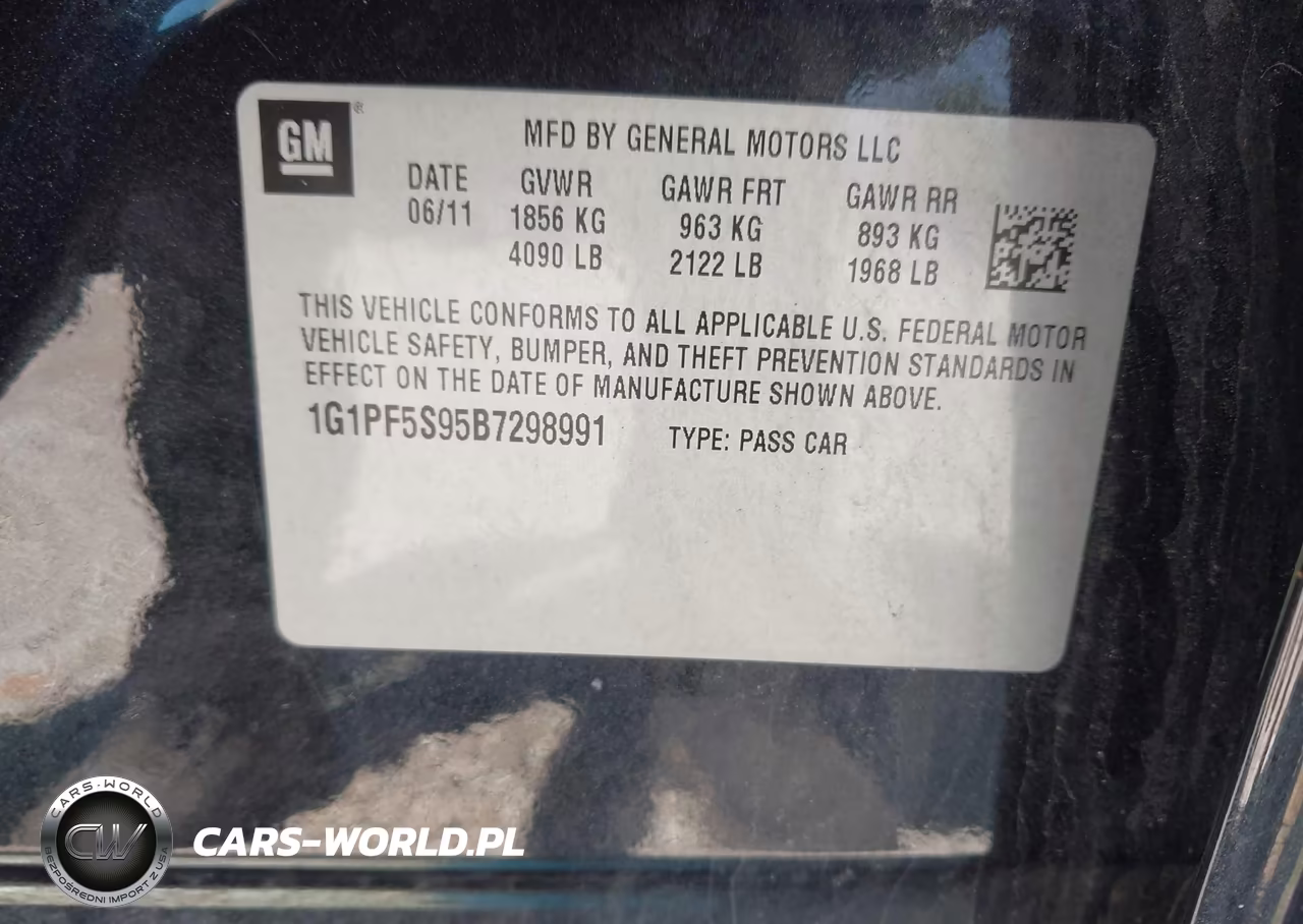 2011 Chevrolet Cruze 1Lt VIN:1G1PF5S95B7298991 - 9