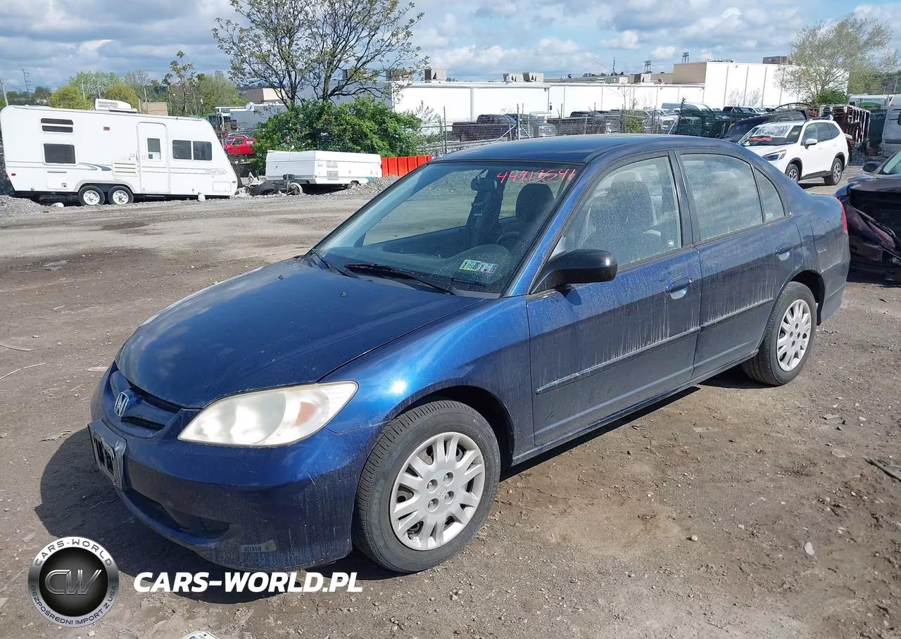 2005 Honda Civic Lx VIN:JHMES16505S001636 - 2