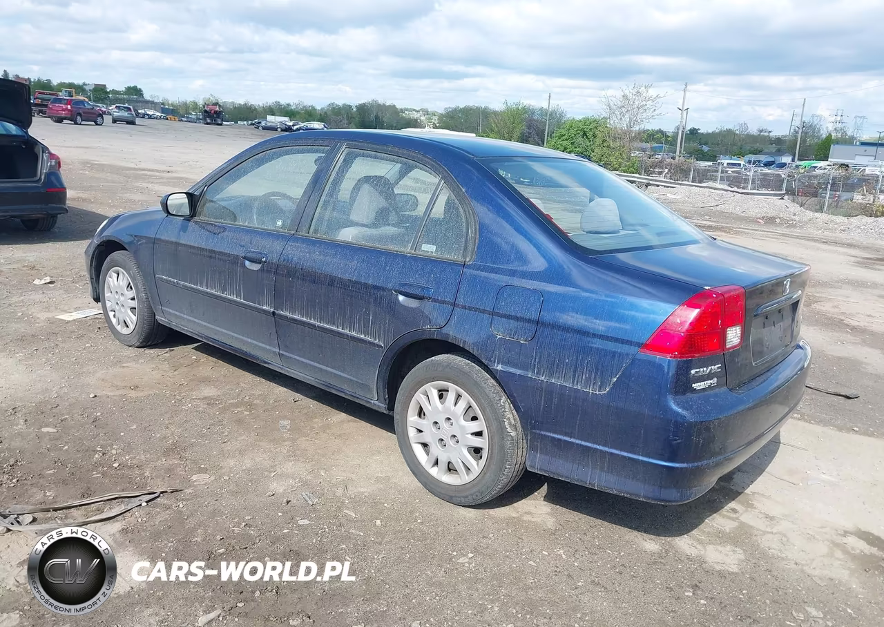 2005 Honda Civic Lx VIN:JHMES16505S001636 - 3