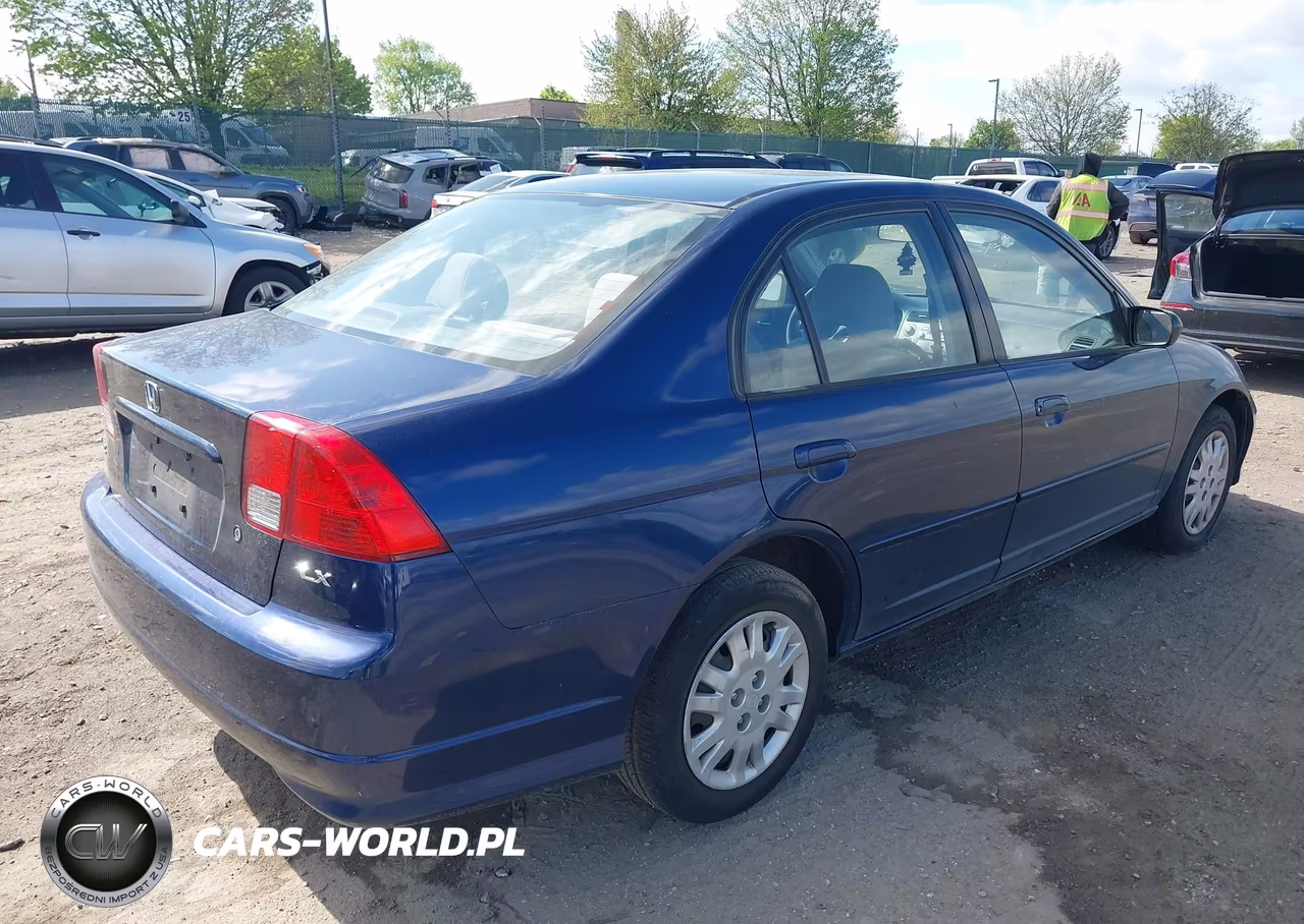 2005 Honda Civic Lx VIN:JHMES16505S001636 - 4
