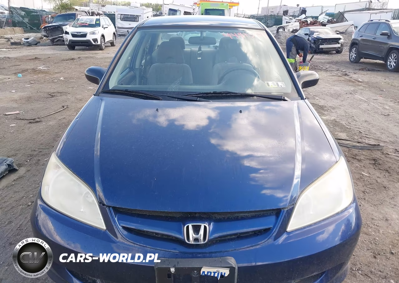 2005 Honda Civic Lx VIN:JHMES16505S001636 - 6
