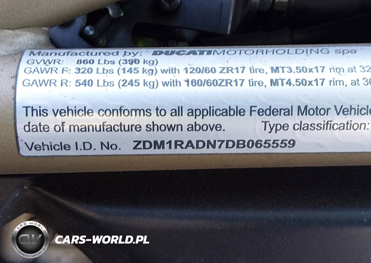 2013 Ducati Monster 696 VIN:ZDM1RADN7DB065559 - 10