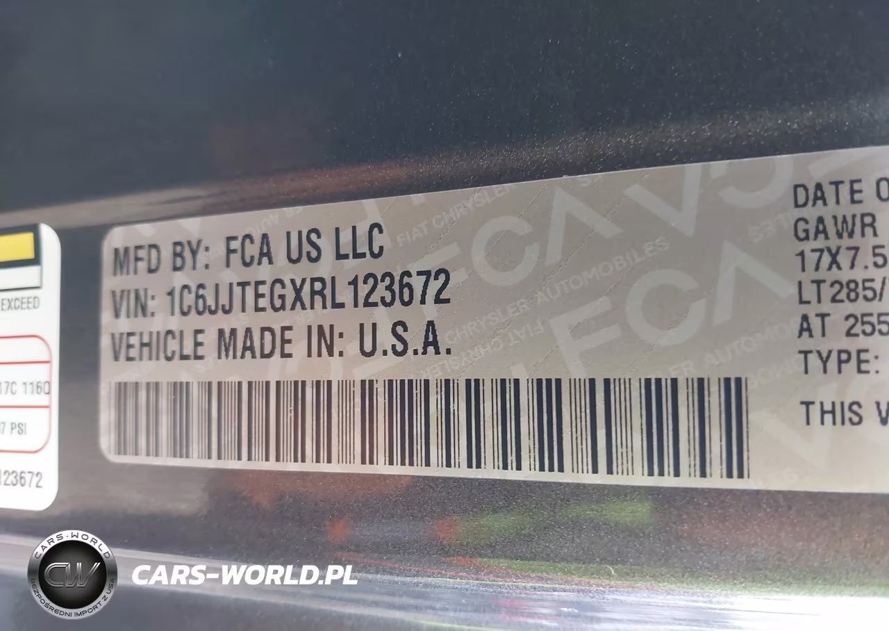 2024 Jeep Gladiator Mojave VIN:1C6JJTEGXRL123672 - 9