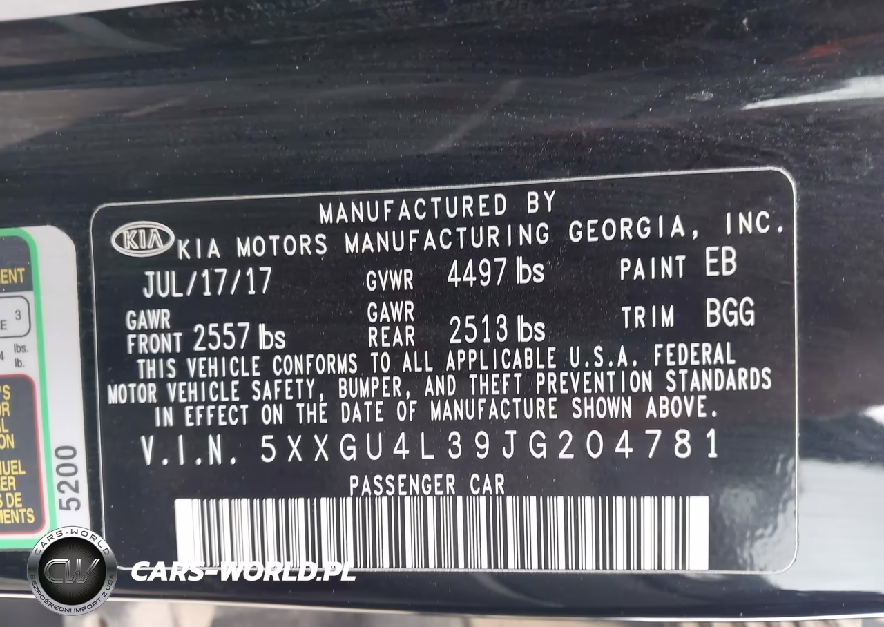 2018 Kia Optima Ex VIN:5XXGU4L39JG204781 - 9