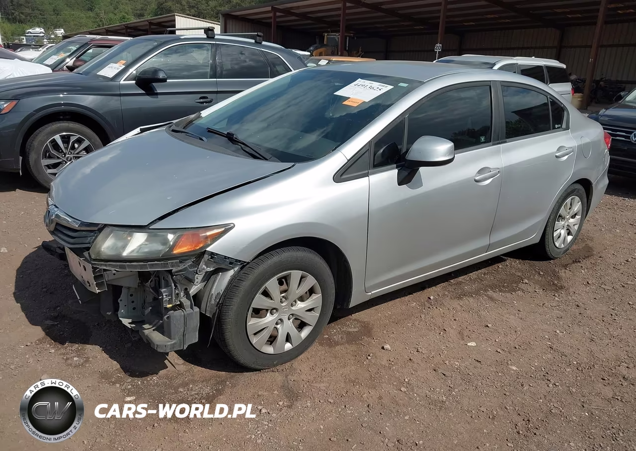 2012 Honda Civic Lx VIN:19XFB2F59CE307553 - 2