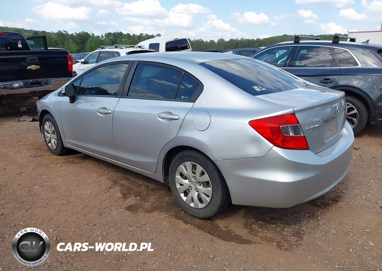 2012 Honda Civic Lx VIN:19XFB2F59CE307553 - 3