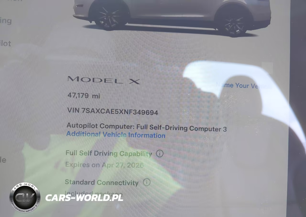 2022 Tesla Model X Dual Motor All-Wheel Drive VIN:7SAXCAE5XNF349694 - 7