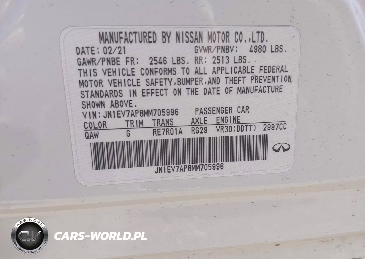 2021 Infiniti Q50 Pure VIN:JN1EV7AP8MM705996 - 9