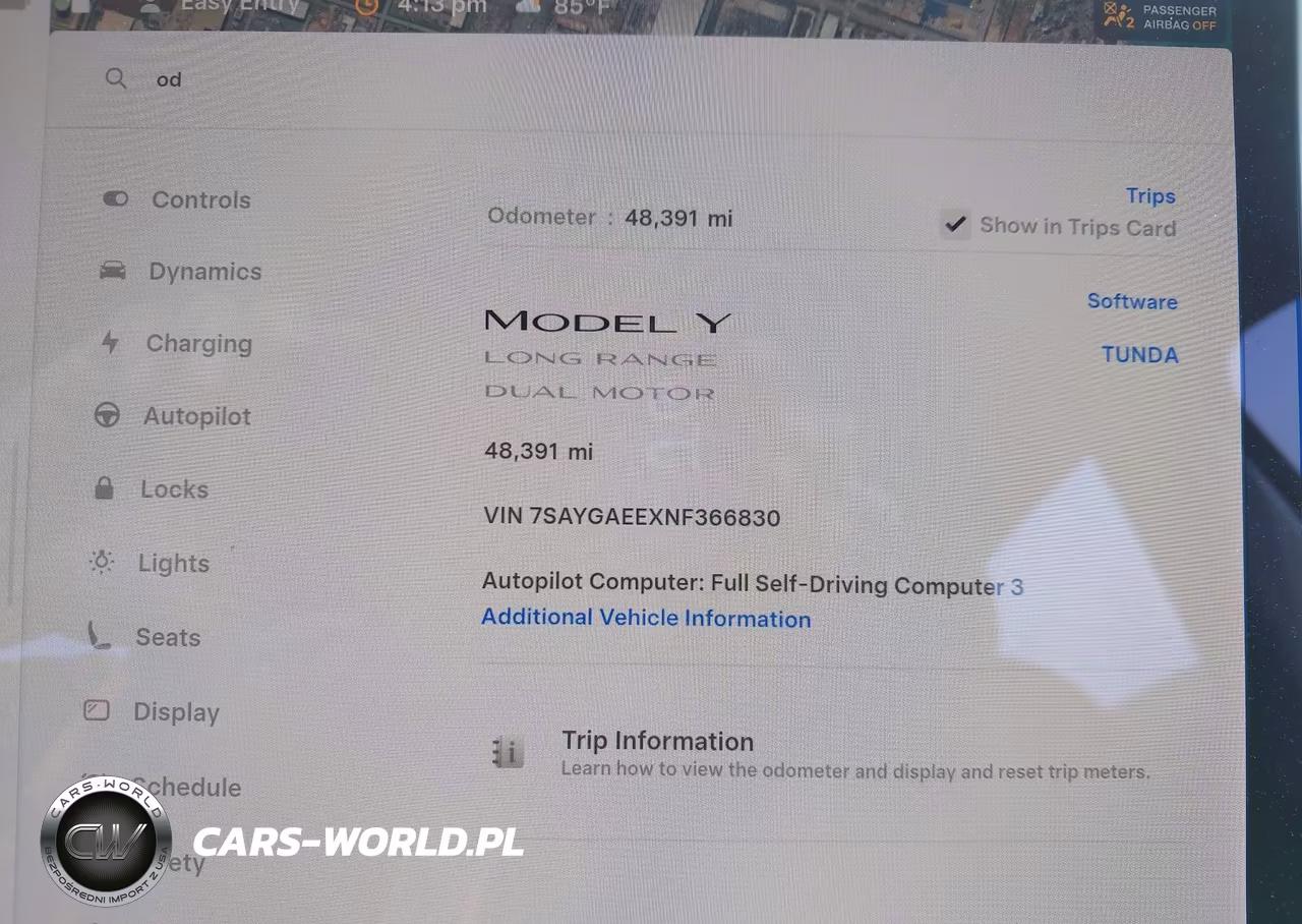 2022 Tesla Model Y Long Range Dual Motor All-Wheel Drive VIN:7SAYGAEEXNF366830 - 7