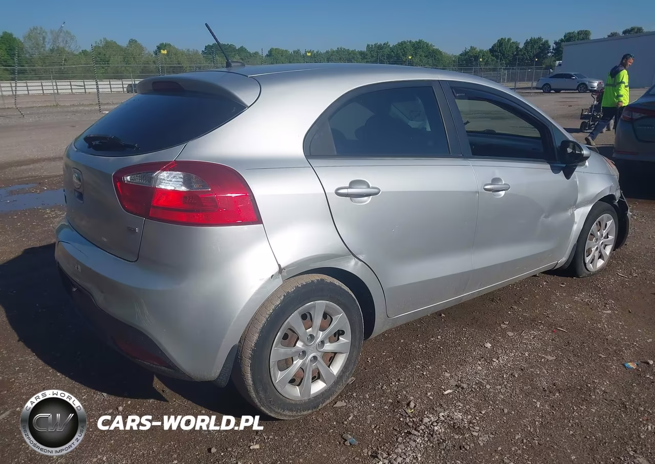 2014 Kia Rio Lx VIN:KNADM5A36E6327709 - 4