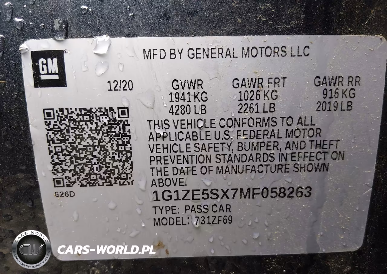 2021 Chevrolet Malibu Fwd Premier VIN:1G1ZE5SX7MF058263 - 9