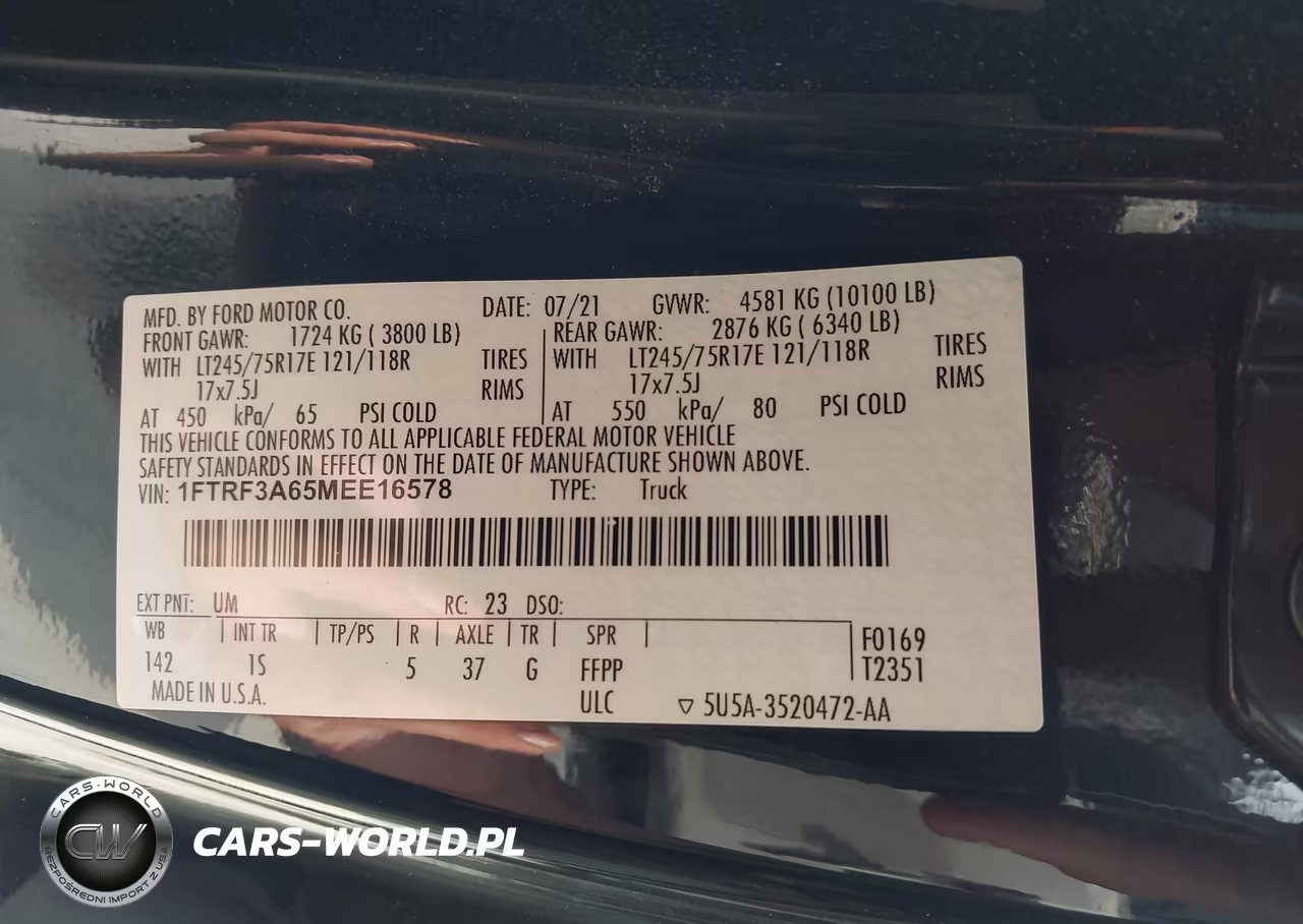 2021 Ford F-350 Xl VIN:1FTRF3A65MEE16578 - 9