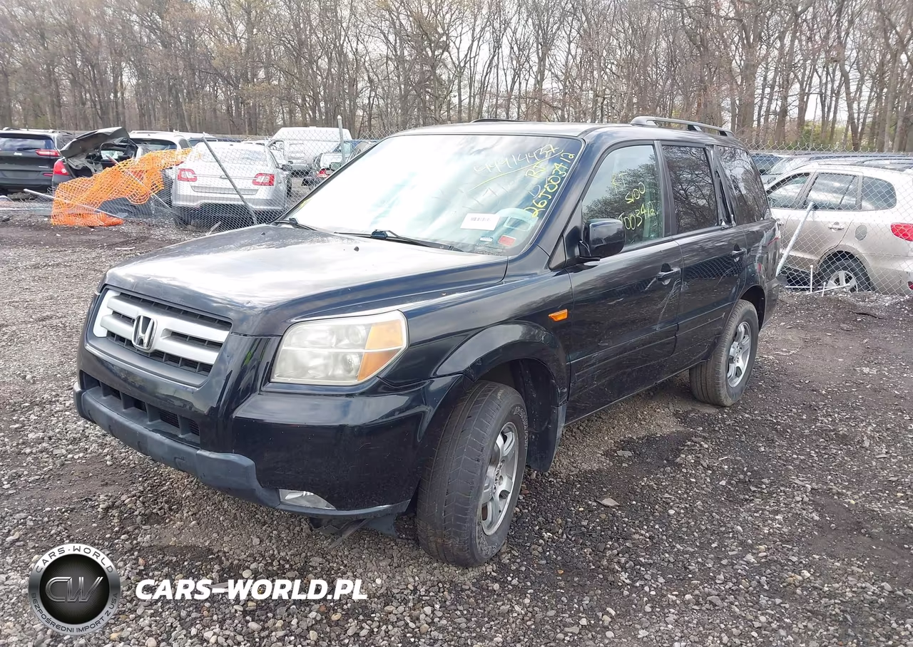2006 Honda Pilot Ex VIN:5FNYF18486B015936 - 2