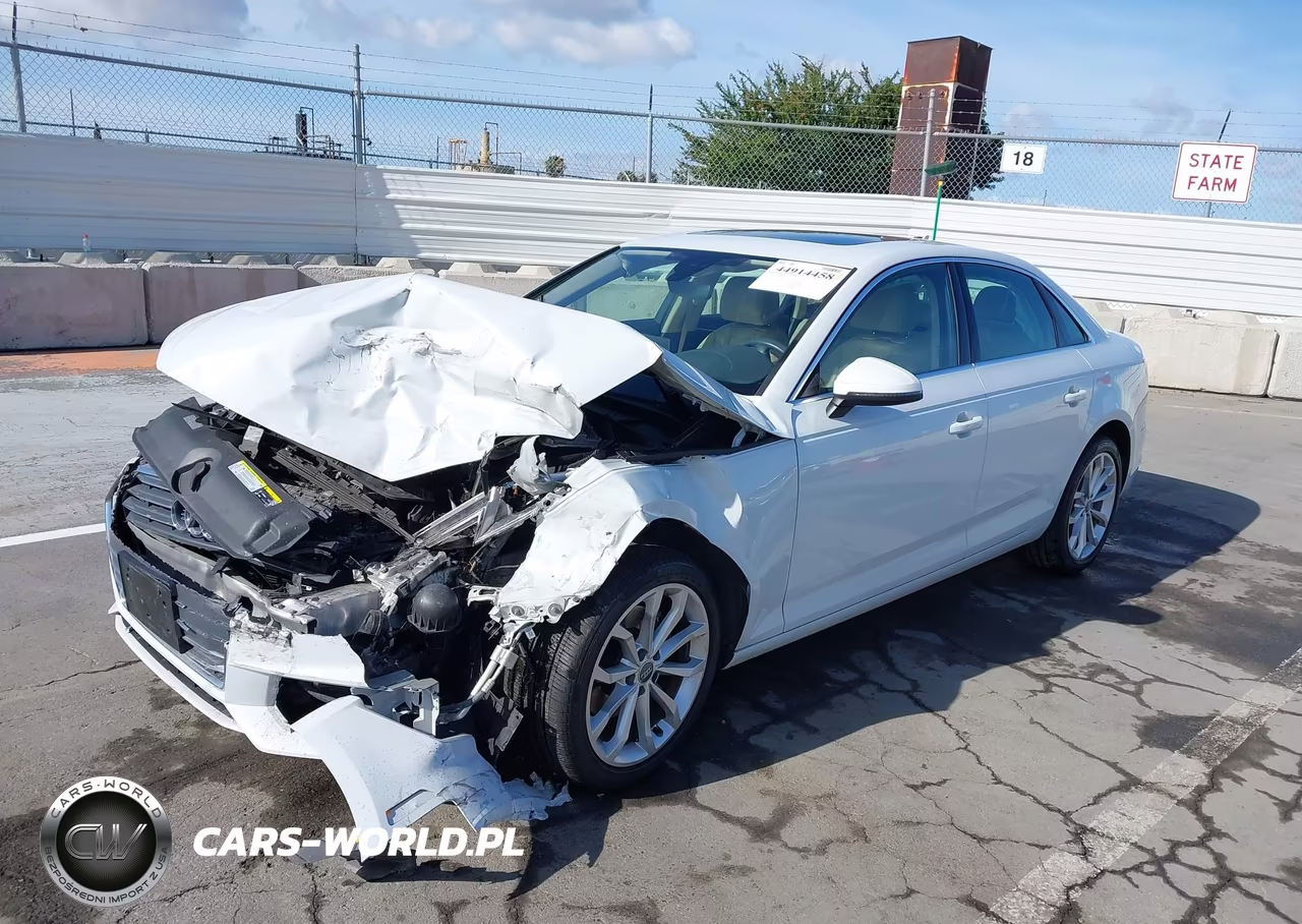 2019 Audi A4 40 Premium-40 Titanium Premium VIN:WAUGMAF44KA037341 - 2