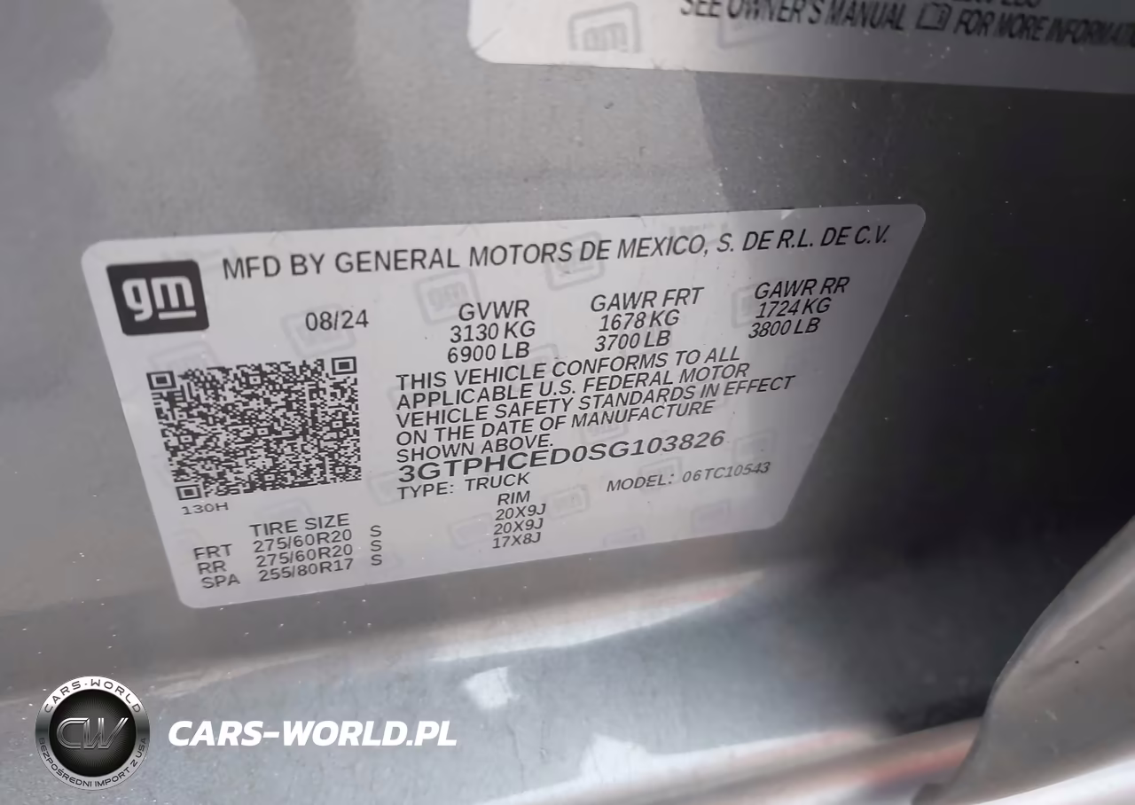2025 GMC Sierra 1500 2Wd Short Box Elevation VIN:3GTPHCED0SG103826 - 9