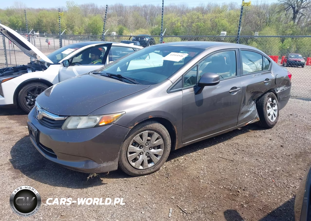 2012 Honda Civic Lx VIN:19XFB2F54CE023392 - 2
