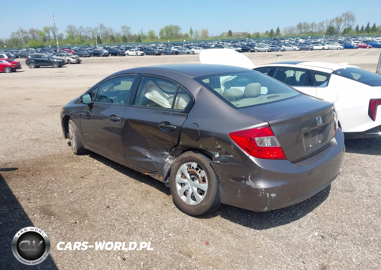 2012 Honda Civic Lx VIN:19XFB2F54CE023392 - 3