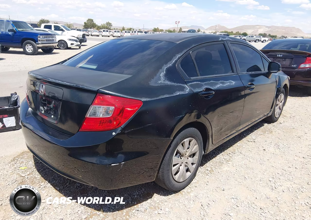 2012 Honda Civic Lx VIN:2HGFB2F53CH609426 - 4