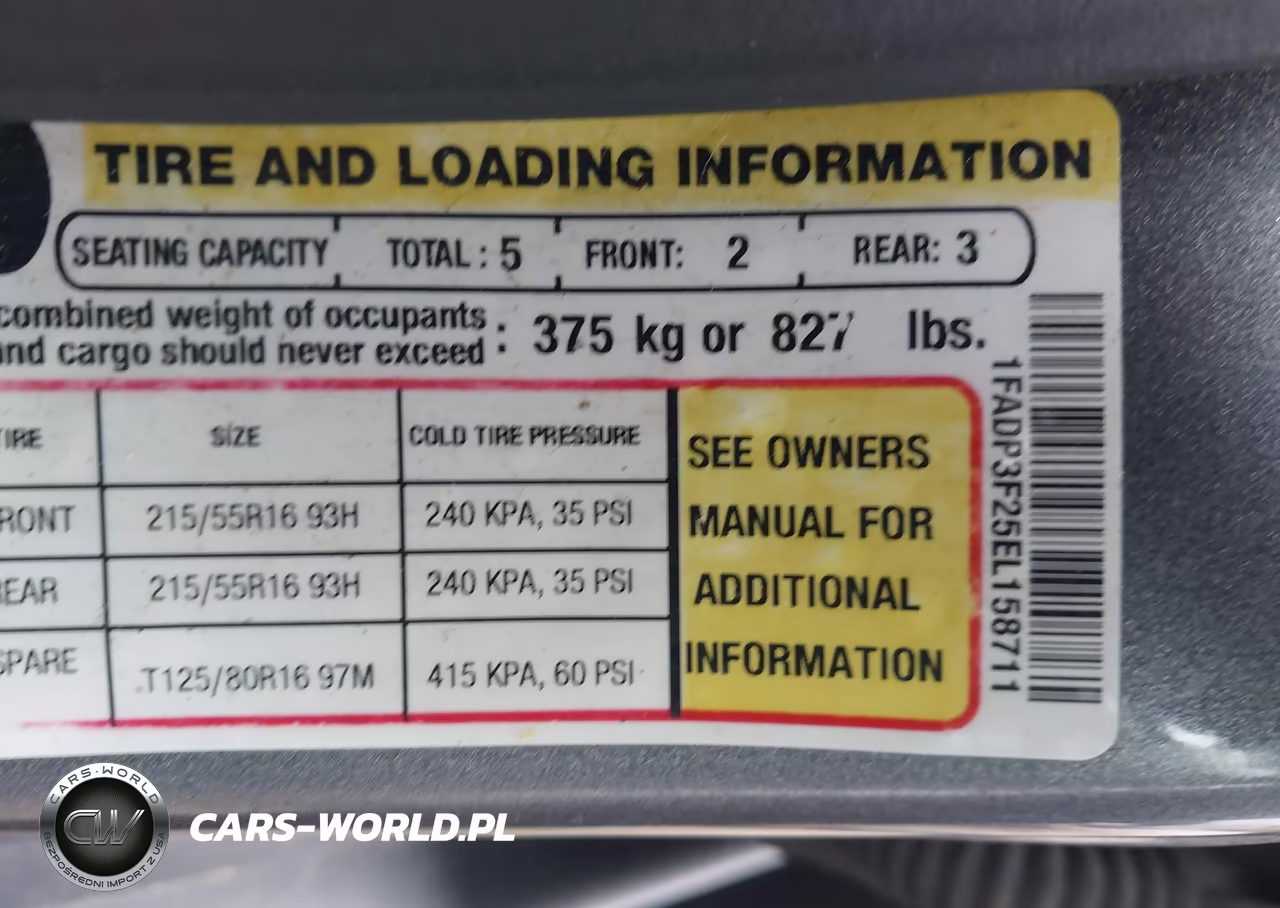 2014 Ford Focus Se VIN:1FADP3F25EL158711 - 9
