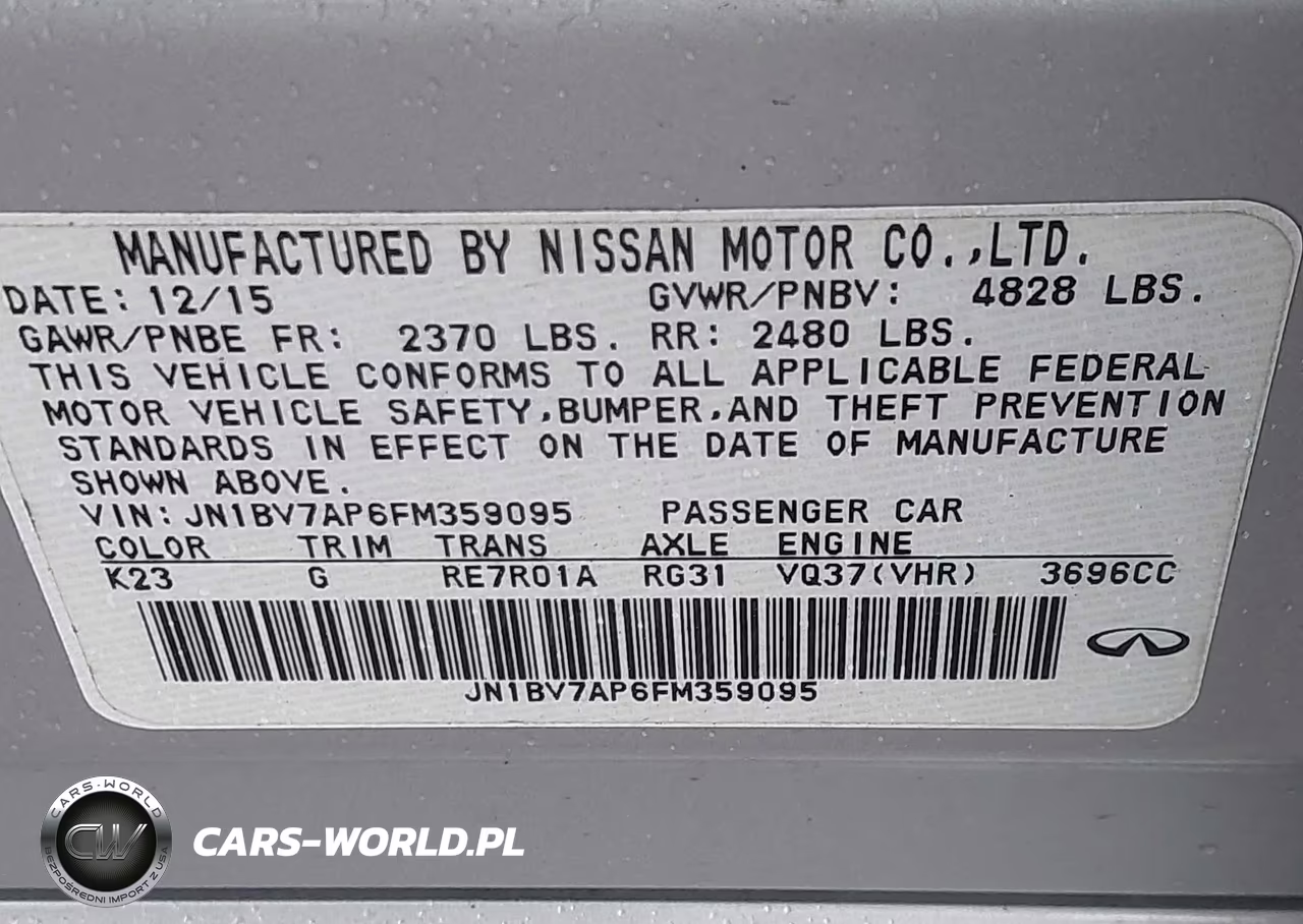 2015 Infiniti Q50 Premium VIN:JN1BV7AP6FM359095 - 9