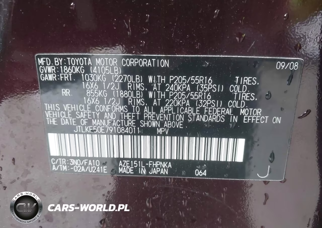 2009 Scion Xb VIN:JTLKE50E791084011 - 9