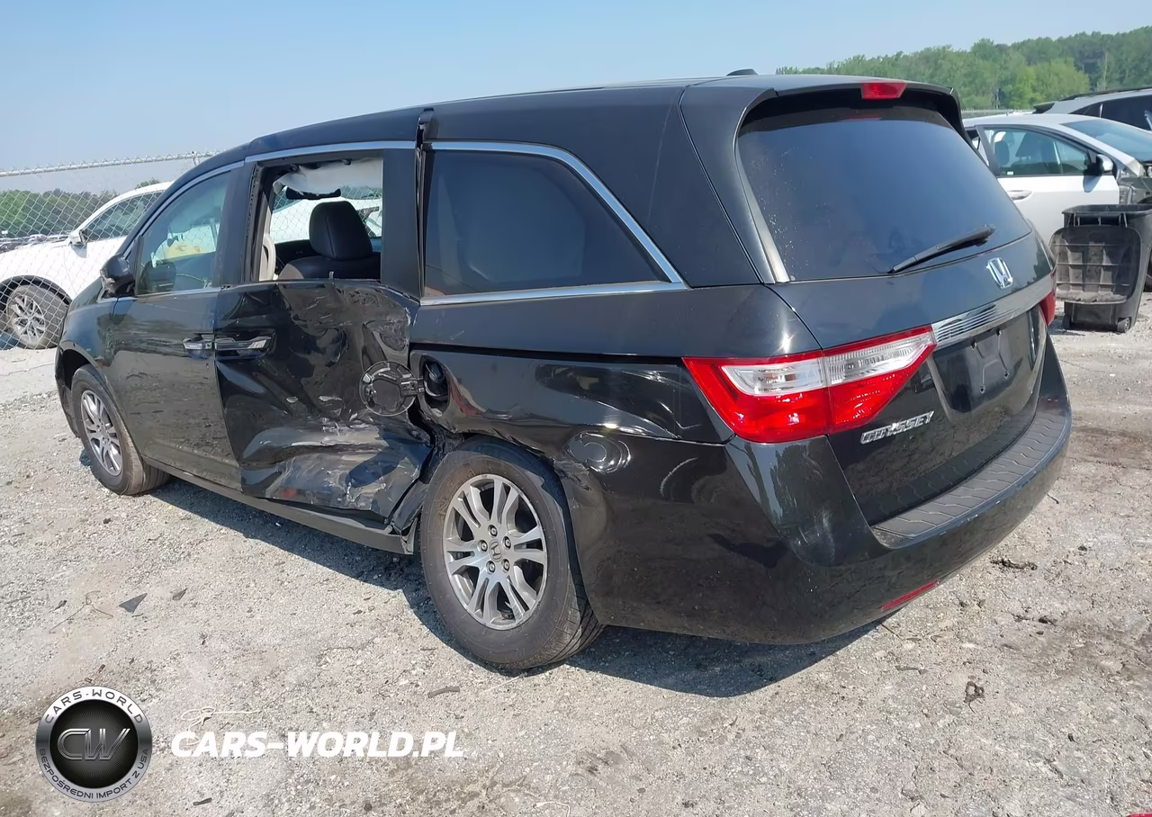 2012 Honda Odyssey Ex-L VIN:5FNRL5H66CB016343 - 3