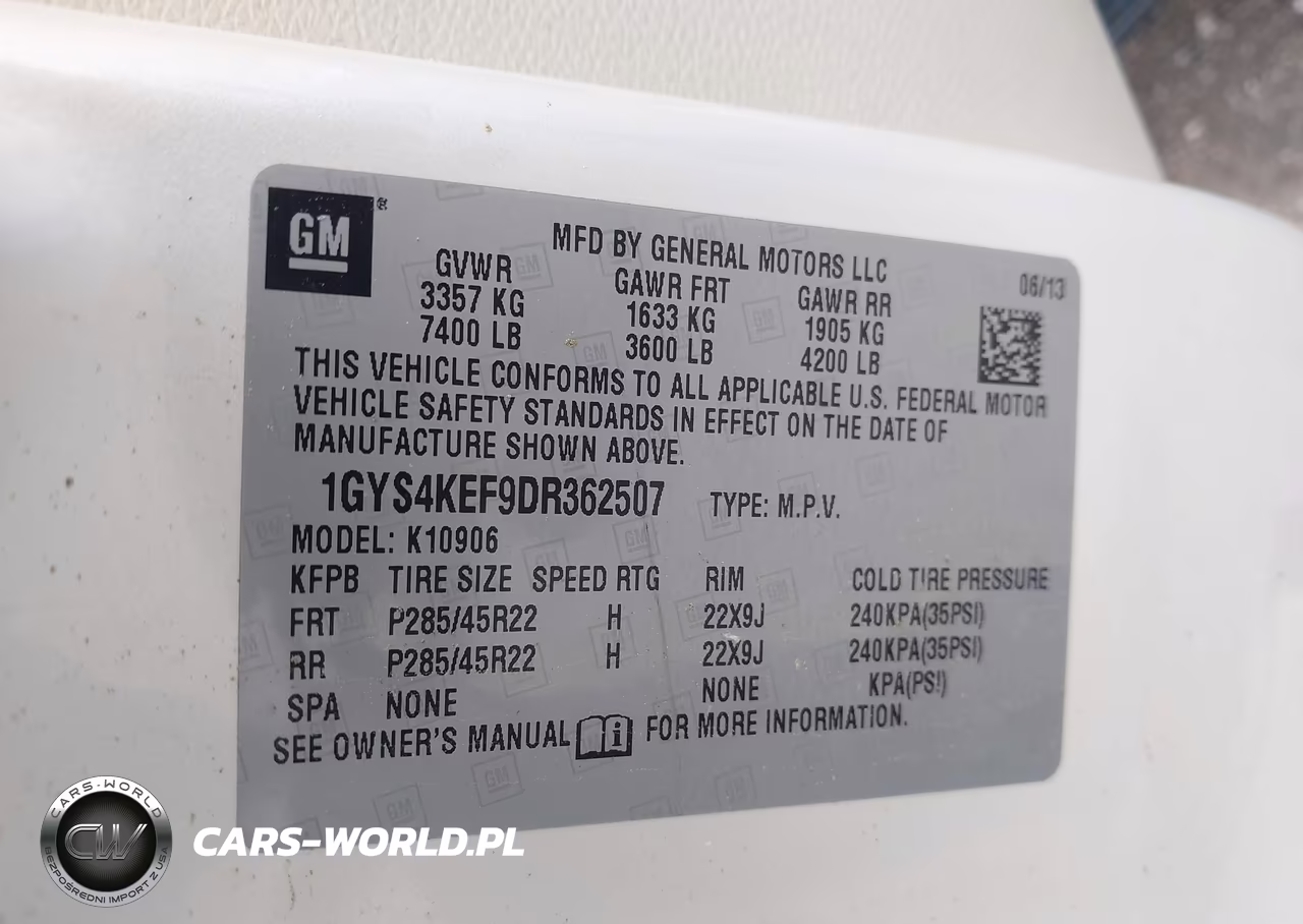 2013 Cadillac Escalade Esv Platinum Edition VIN:1GYS4KEF9DR362507 - 9