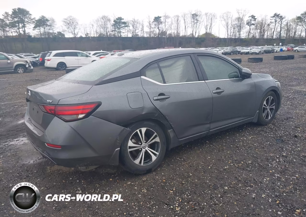 2020 Nissan Sentra Sv Xtronic Cvt VIN:3N1AB8CV7LY233844 - 4