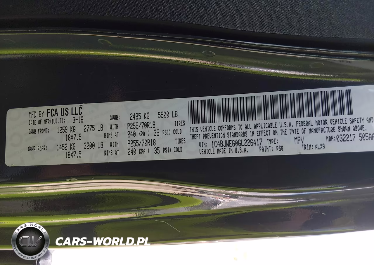 2016 Jeep Wrangler Unlimited Sahara VIN:1C4BJWEG0GL226417 - 9