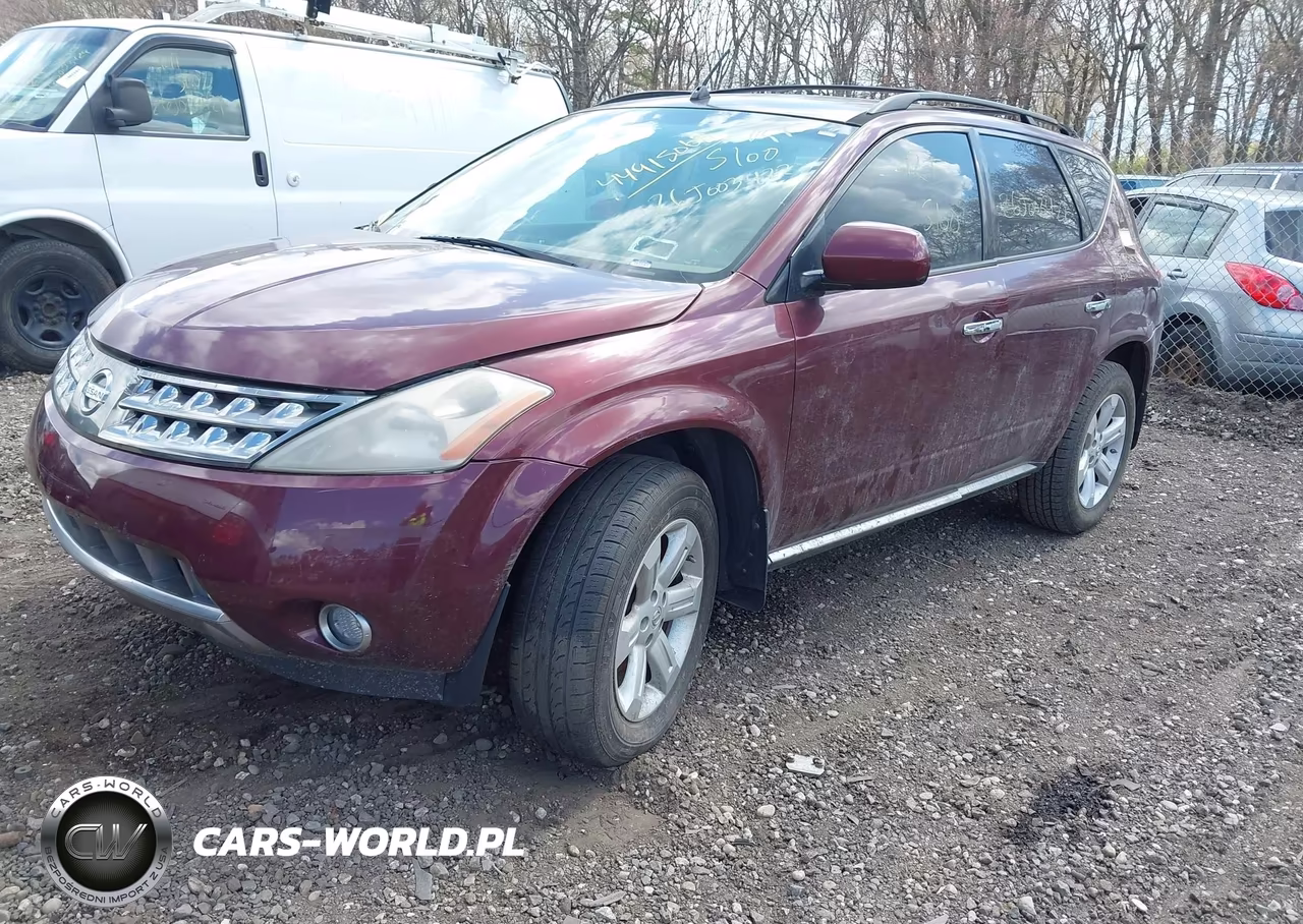 2007 Nissan Murano Sl VIN:JN8AZ08W17W640720 - 2