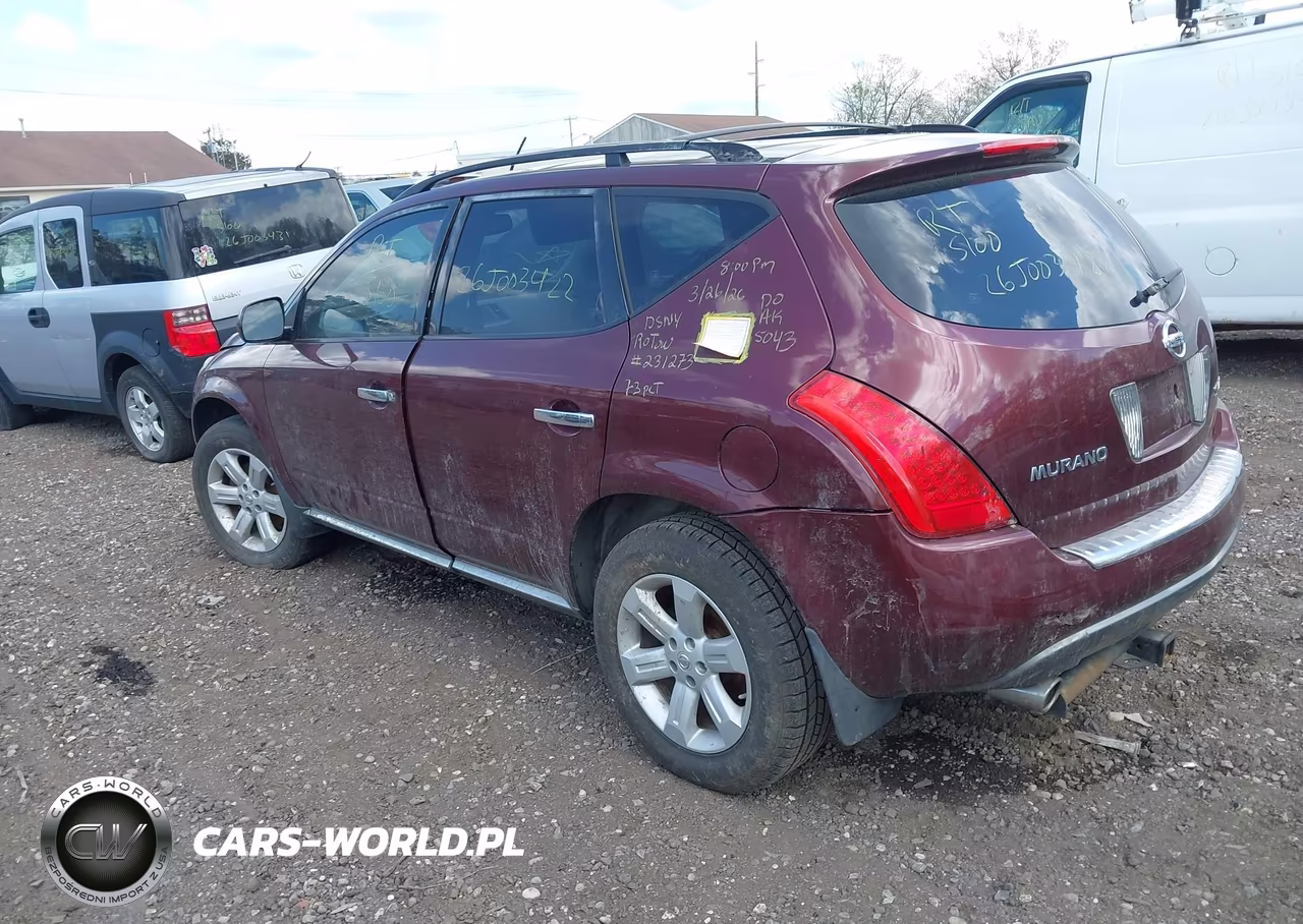 2007 Nissan Murano Sl VIN:JN8AZ08W17W640720 - 3
