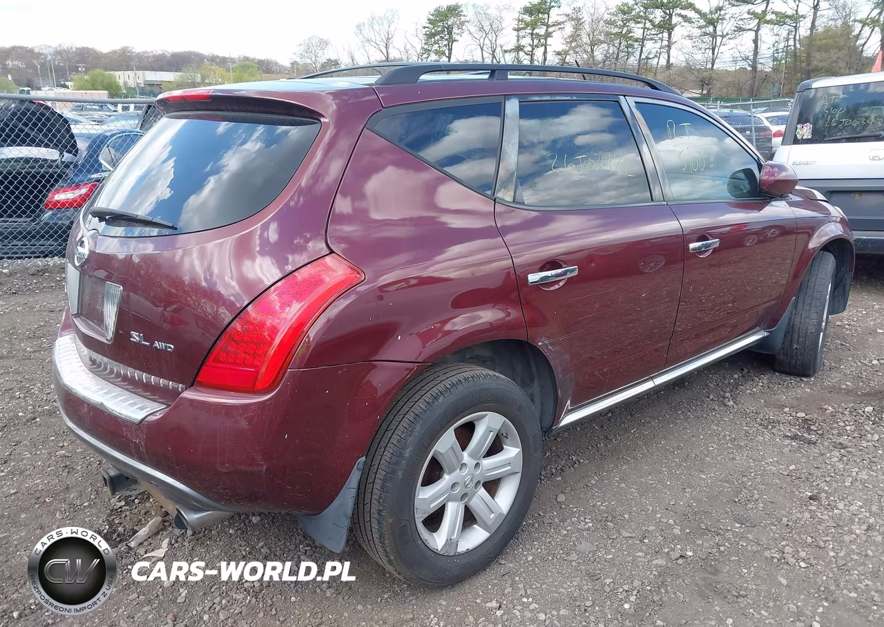 2007 Nissan Murano Sl VIN:JN8AZ08W17W640720 - 4